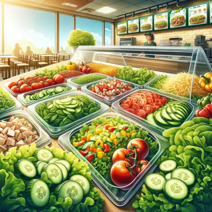 Subway Create Your Own Salad menu prices uk