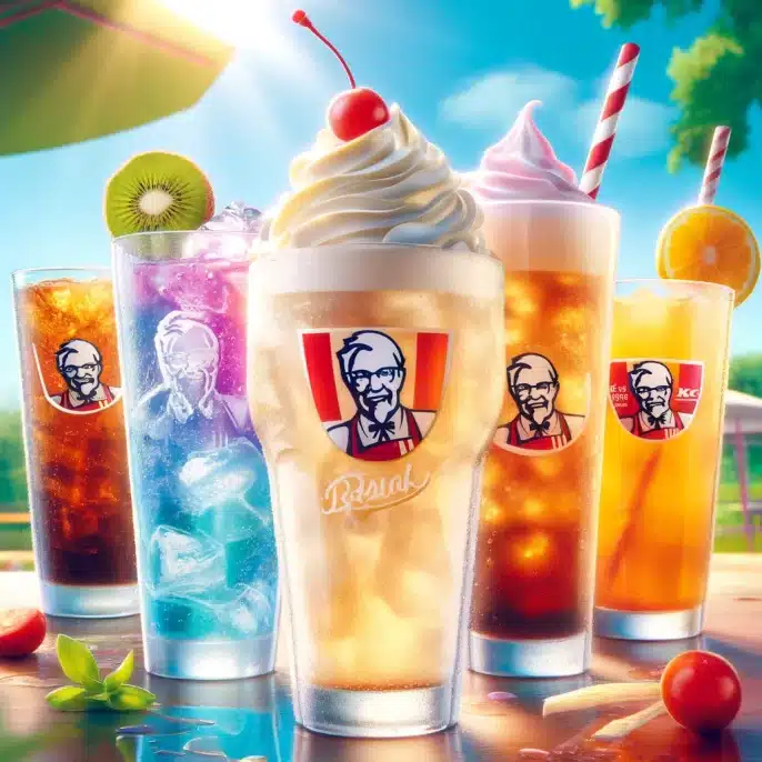 KFC Drinks Menu Prices UK March 2025