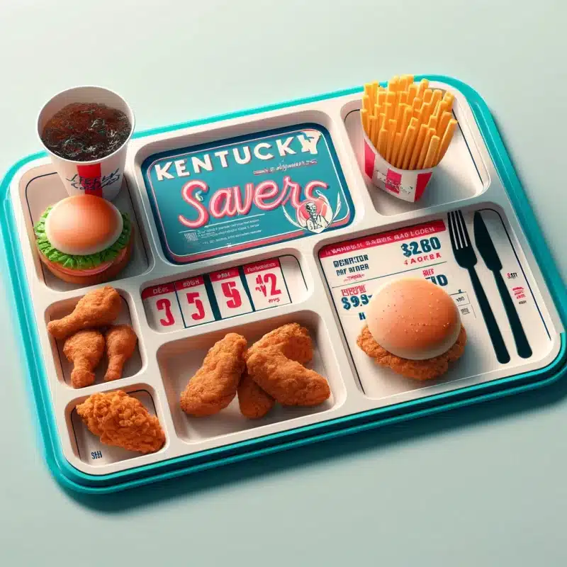 KFC Kentucky Savers menu prices uk