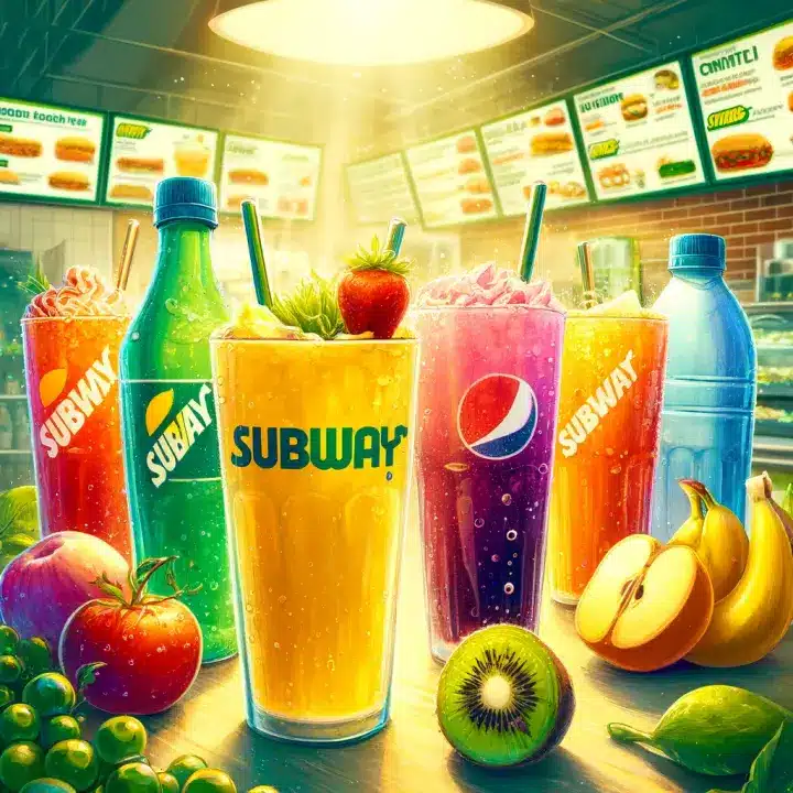 Subway Drinks Menu