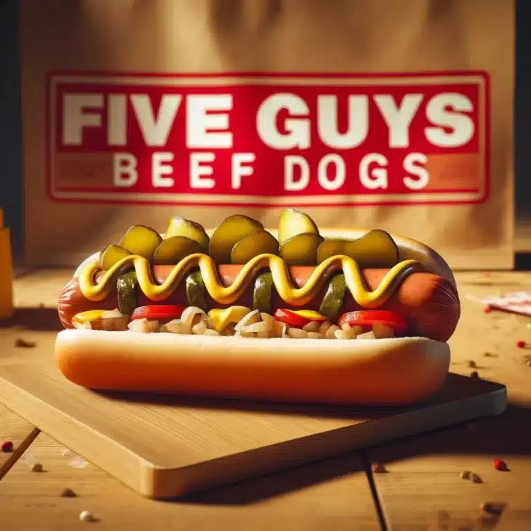 five guys beef dogs menu