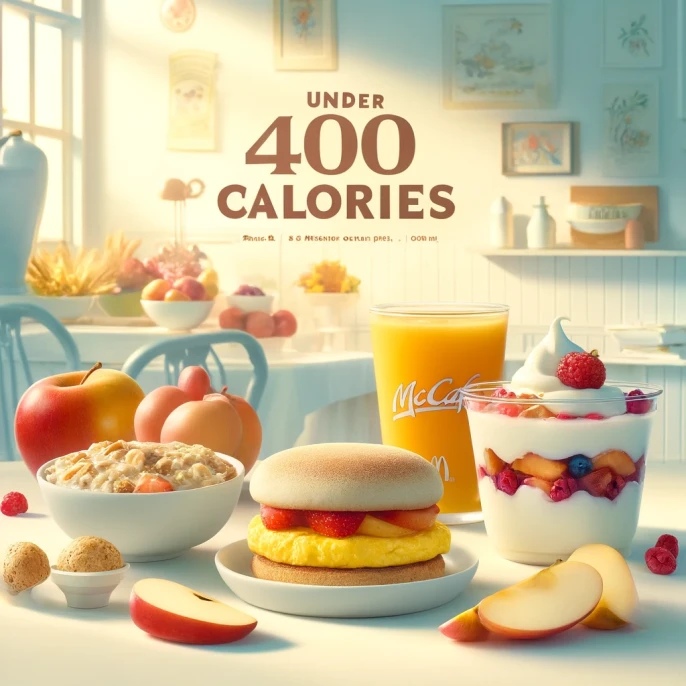 mcdonald's breakfast under 400 KCAL