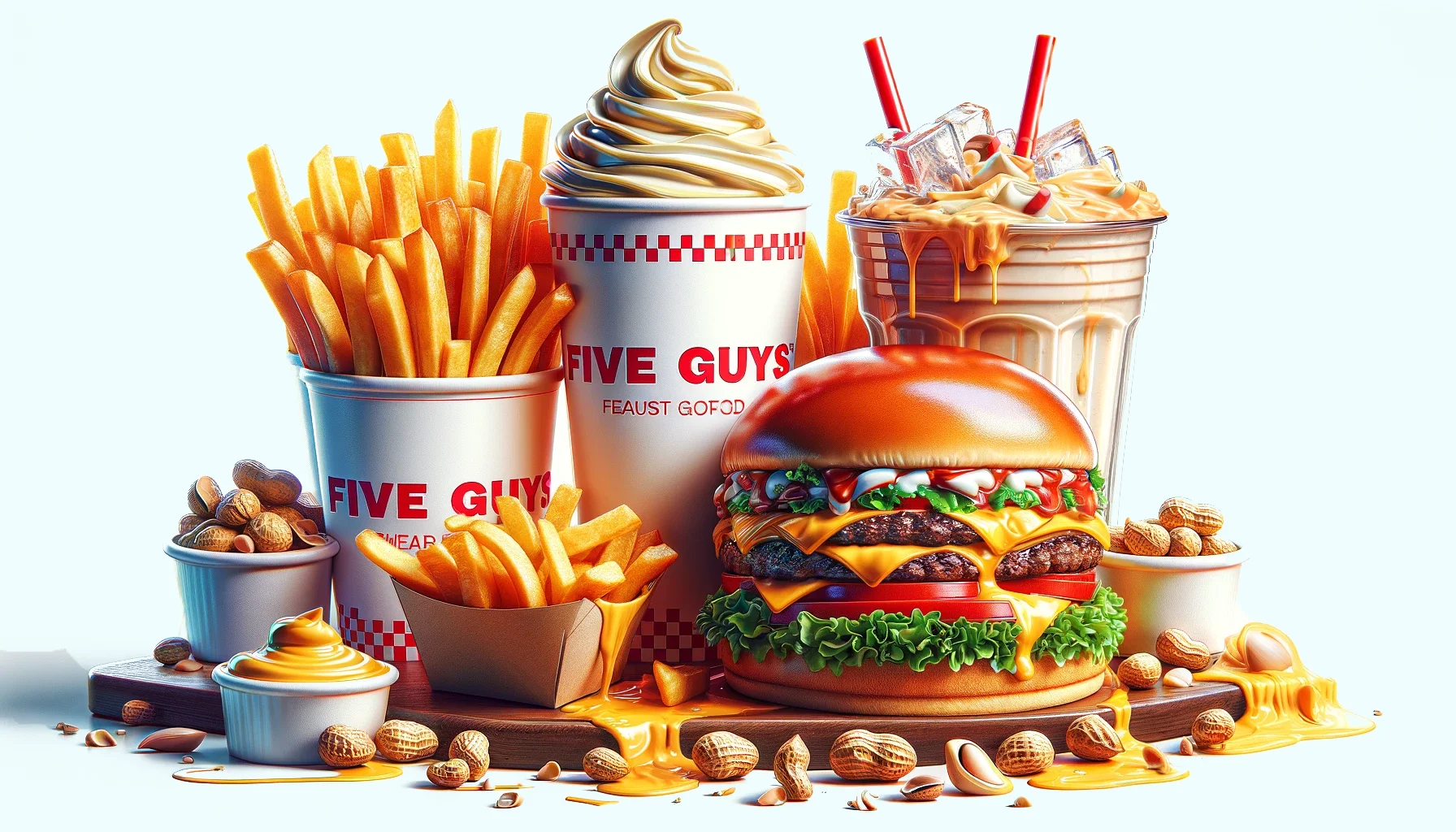 Five Guys Menu Prices UK February 2025