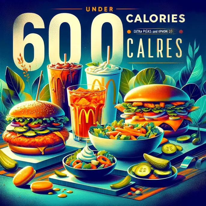 mcdonalds mainmeal-under 600KCAL menu