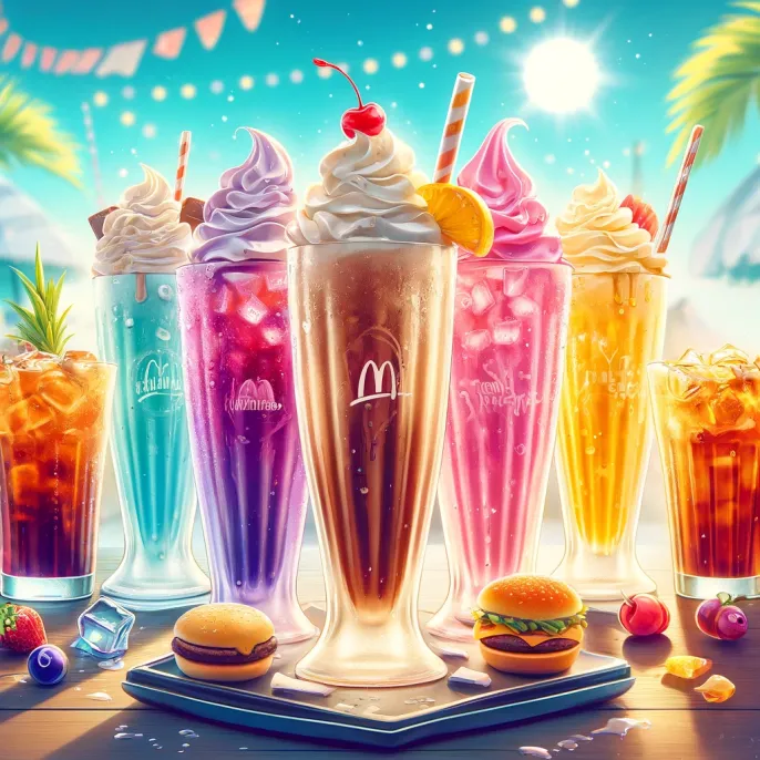 mcdonalds milkshakes and colddrinks