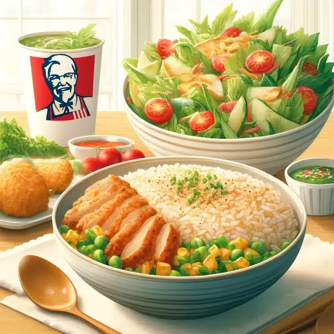 KFC Riceboxes & Salads Menu Price UK February 2025