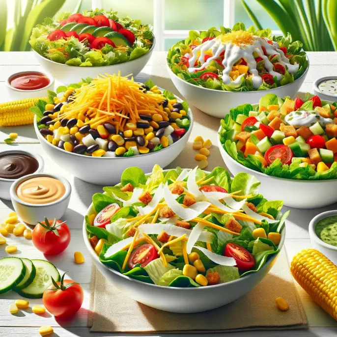 mcdonalds salad menu