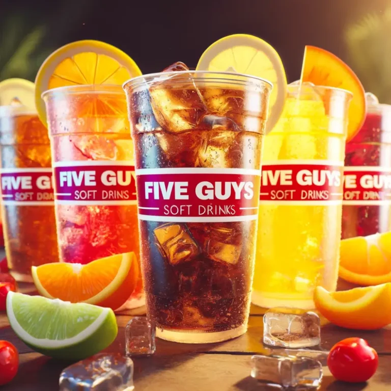 Five Guys soft drinks menu prices uk