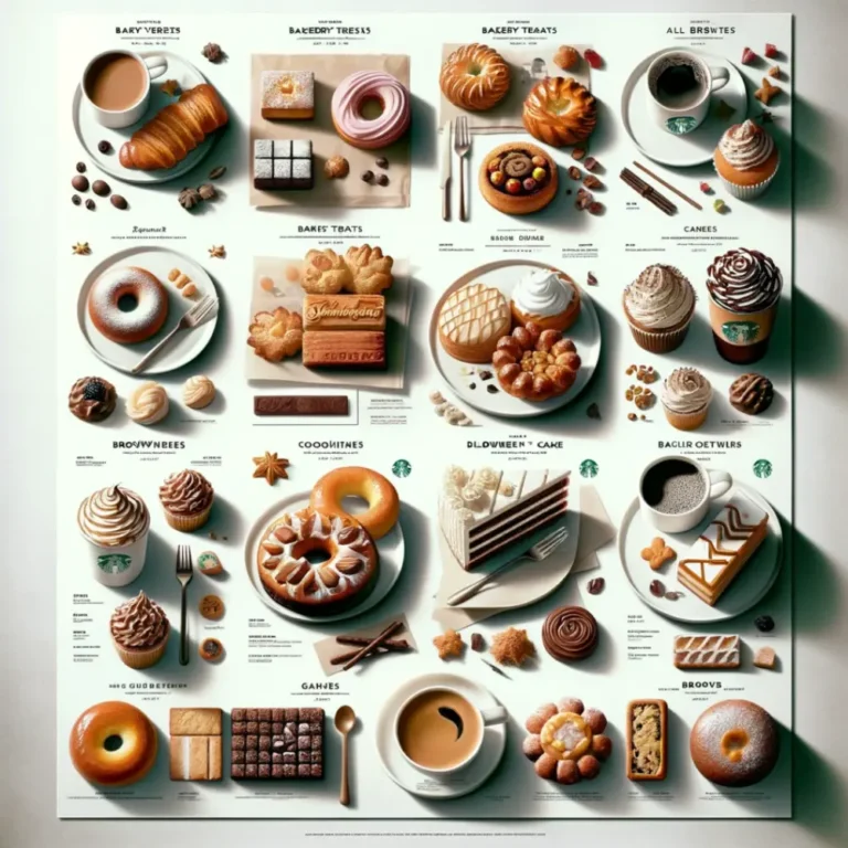 Starbucks Bakery Treats Menu prices uk