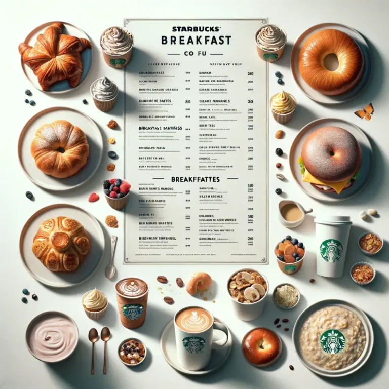 Starbucks Breakfast Menu prices uk