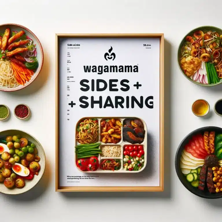 agamama Sides + Sharing Menu Prices UK