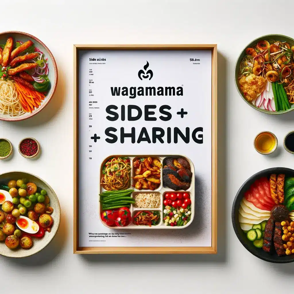 Wagamama's side and sharing