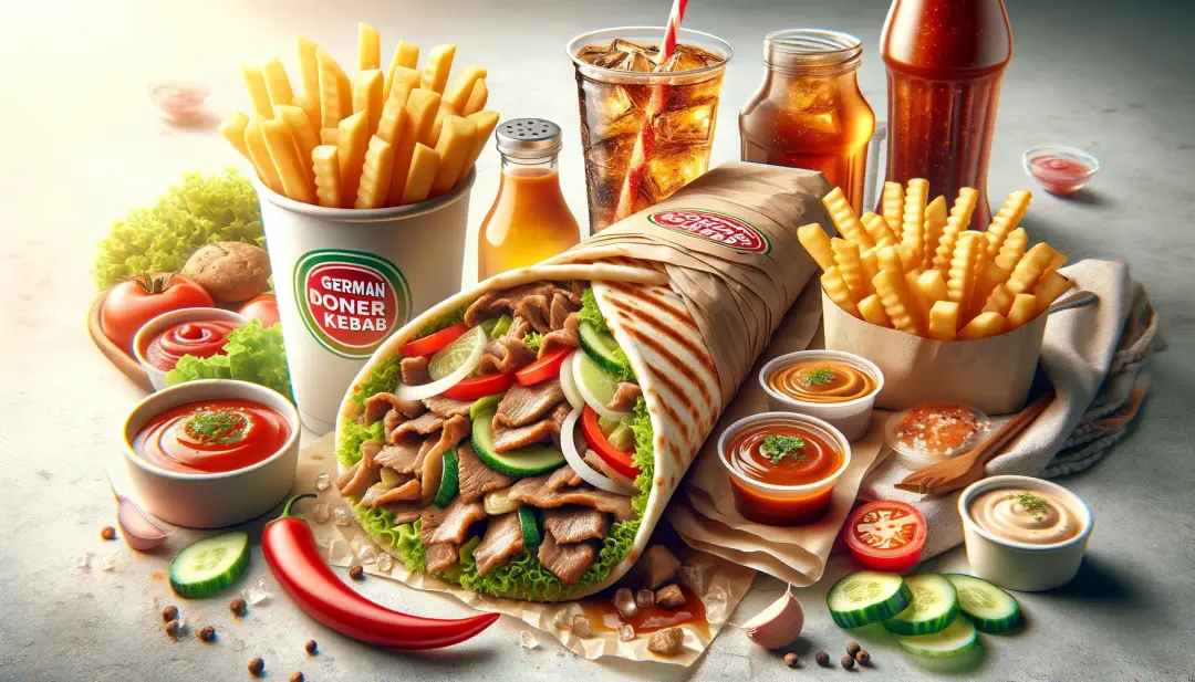 German Doner Kebab Menu Prices UK January 2025