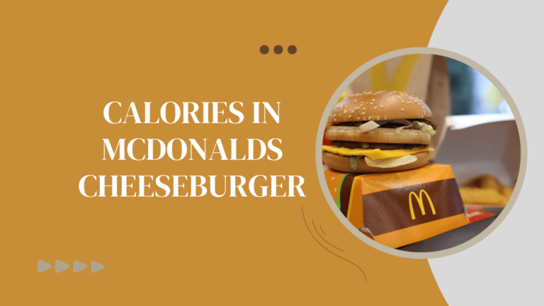 calories in mcdonalds cheeseburger