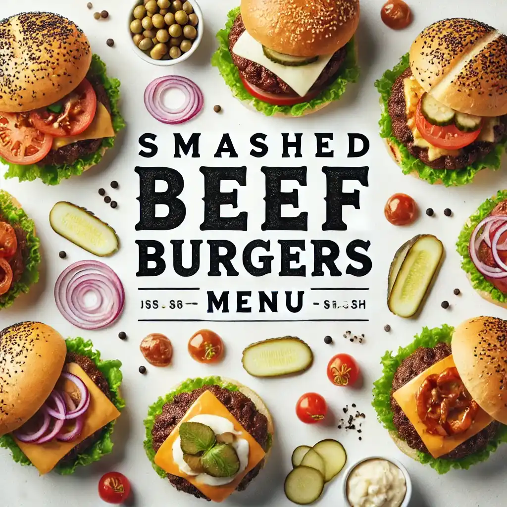 Gourmet Burger Kitchen Smashed Beef  Burger menu prices uk