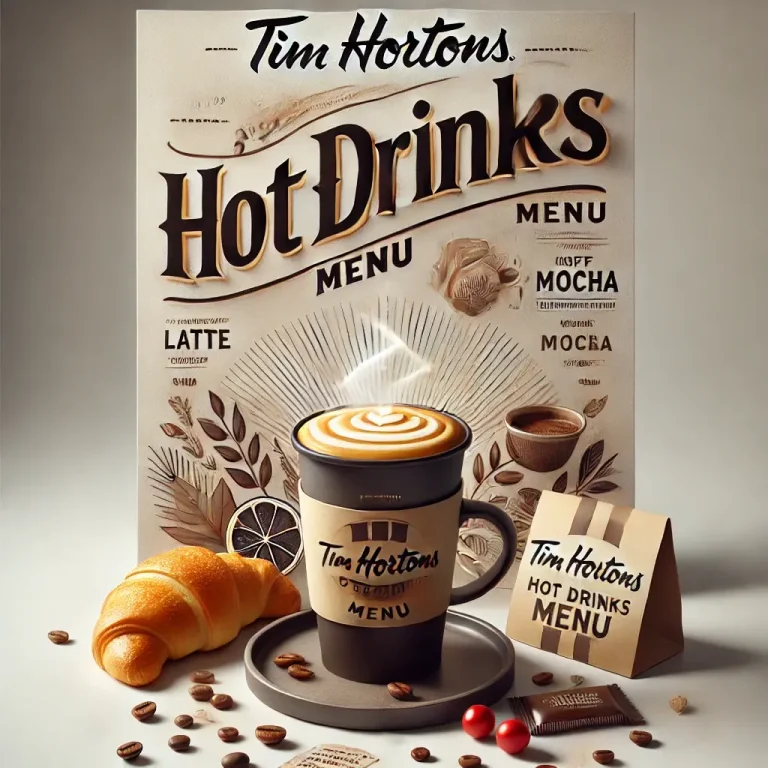 Tim Hortons Merchandise Menu Prices UK October 2024