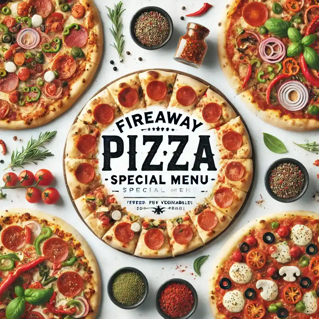 Fireaway Pizza Special menu prices uk