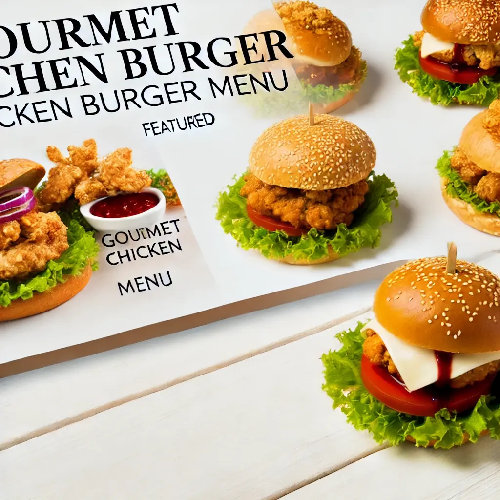 Gourmet Burger Kitchen Chicken Burger menu prices uk