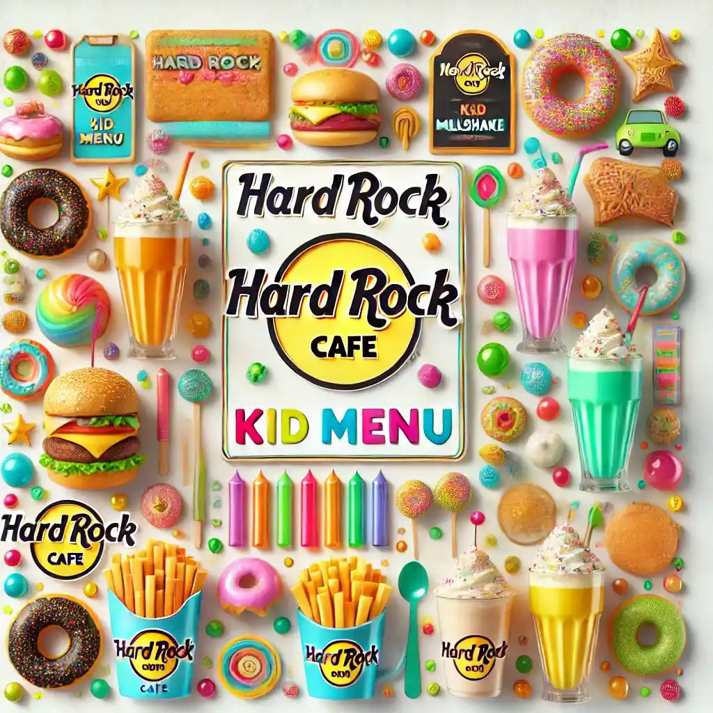 Hard Rock Cafe Kids menu prices uk