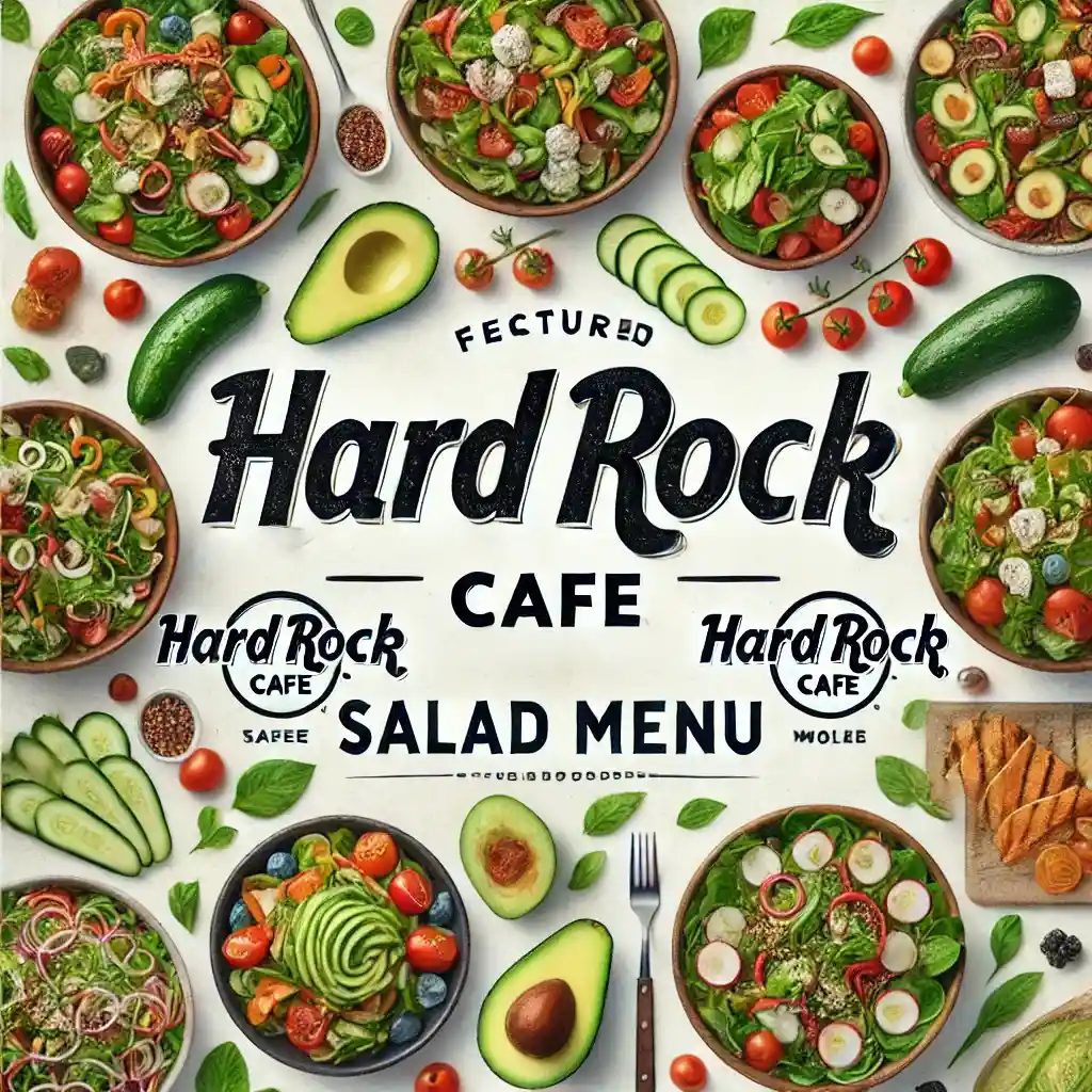Hard Rock Cafe Salad menu prices uk