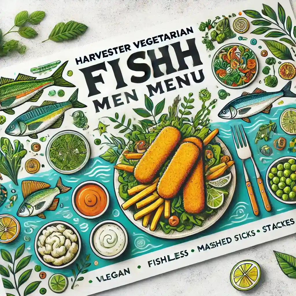 Harvester Vegetarian & Fish menu prices uk