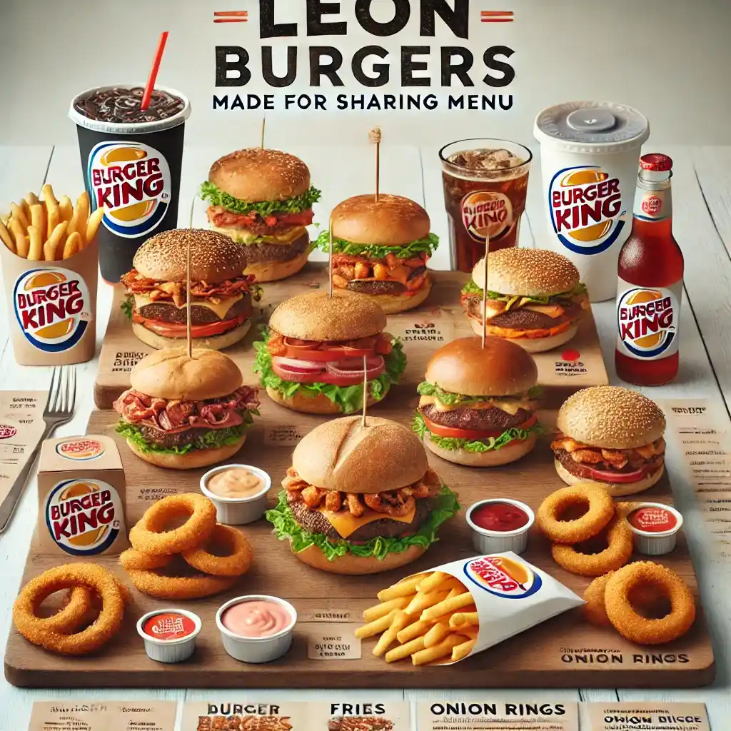 Leon Burgers menu prices uk