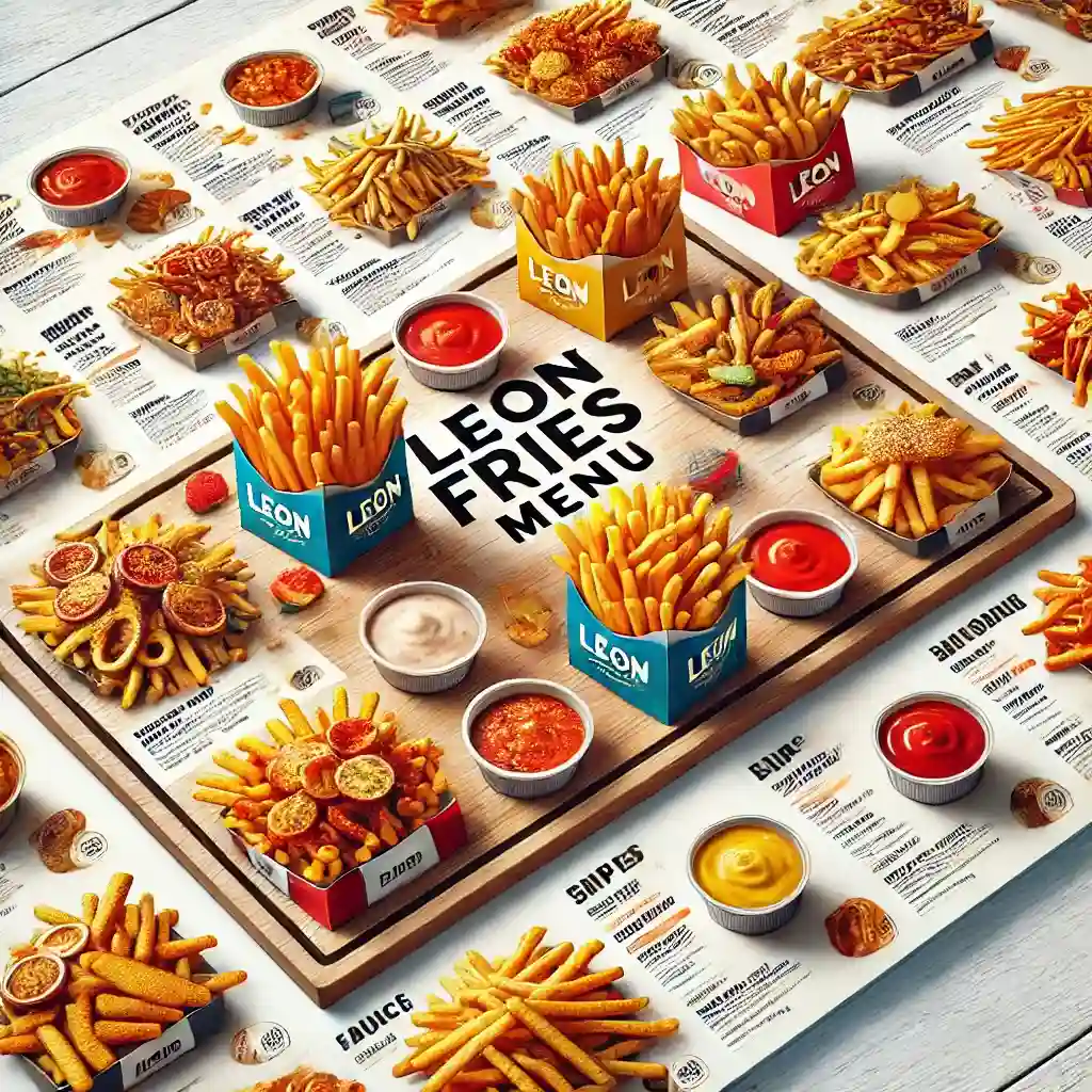 Leon Fries menu prices uk