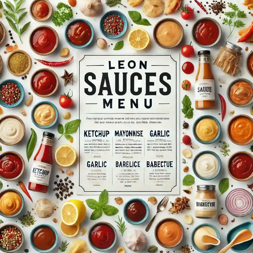 Leon Sauces menu prices uk
