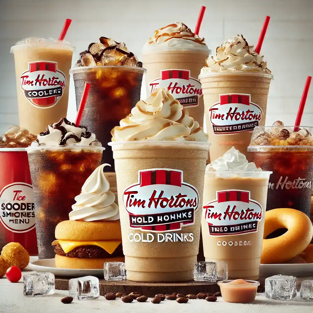 Tim Hortons Cold Drinks menu prices uk