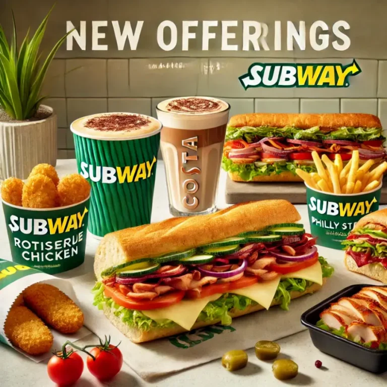 Subway Saver Subs Menu UK February 2025