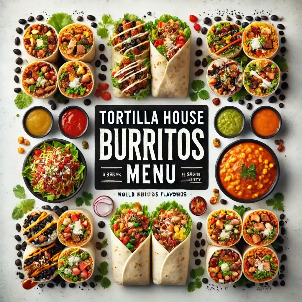 Tortilla House Burritos menu prices uk