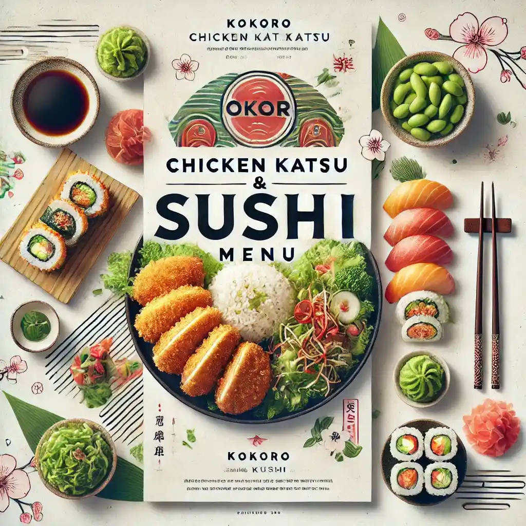 Kokoro Menu Prices UK January 2025