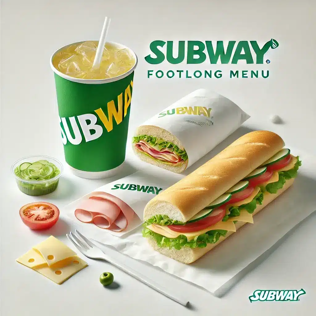 subway footlong Menu prices UK